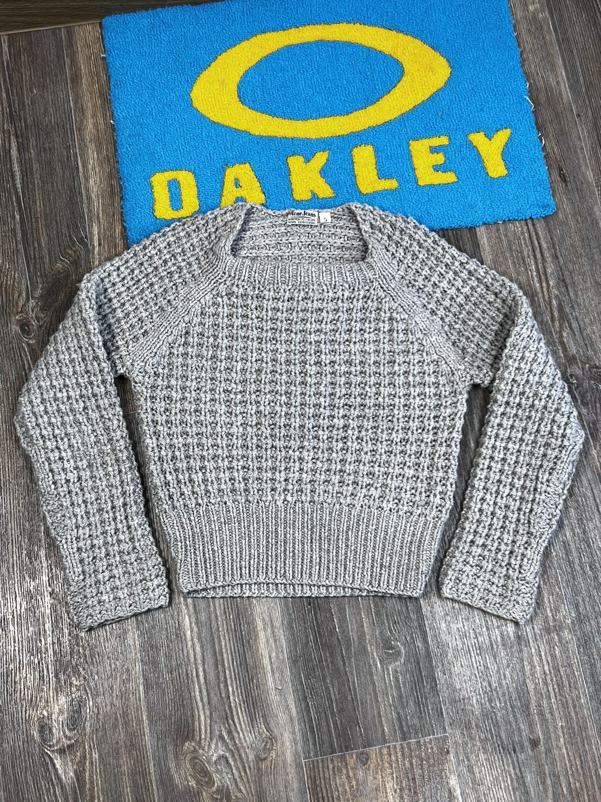 Acne Studios Acne Jeans Grey Wool Heavy Sweater size S Size S / US 4 / IT 40 - 1 Thumbnail