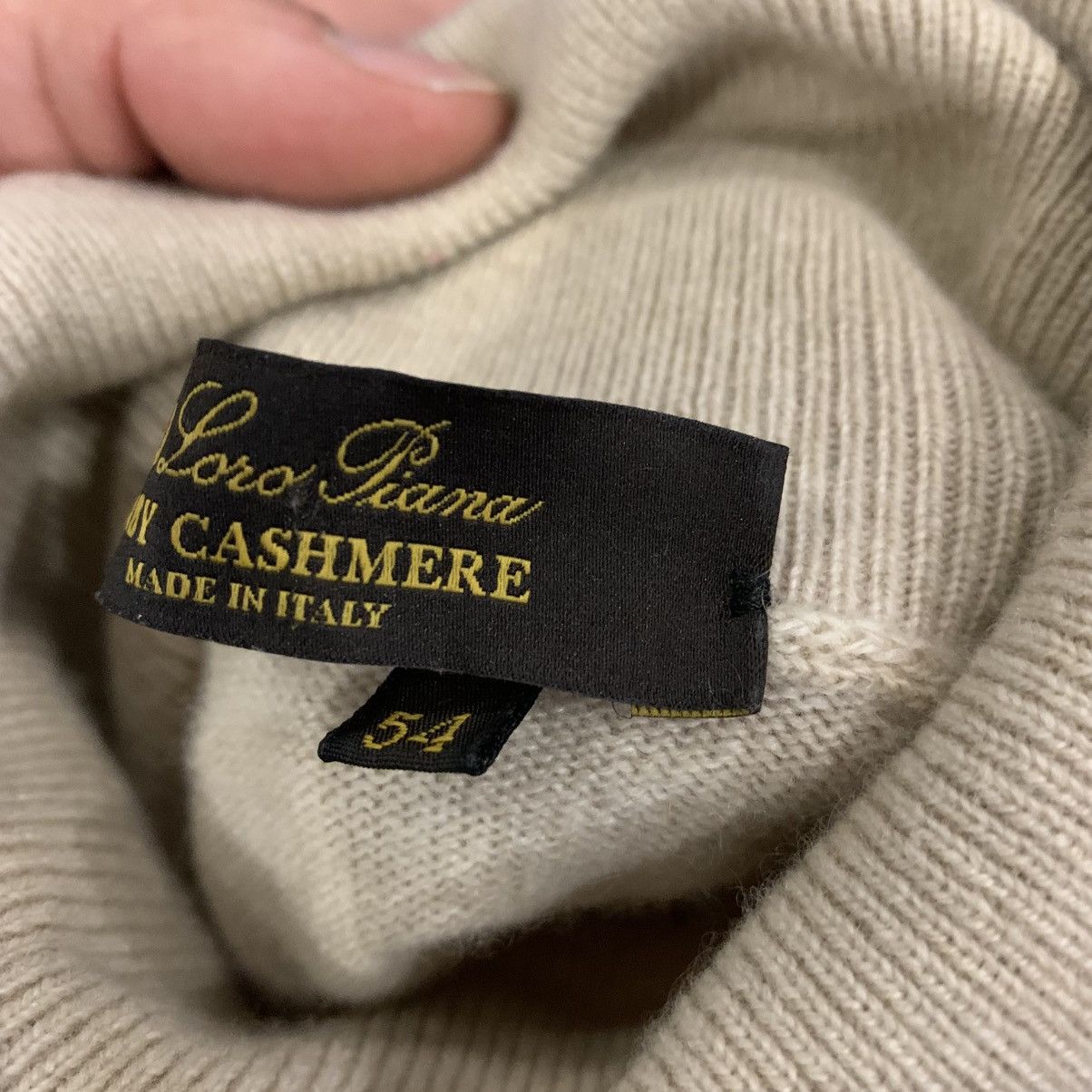 Loro Piana Loro Piana Men’s Turtleneck Baby Cashmere Size 54 L-XL Size US XL / EU 56 / 4 - 20 Thumbnail