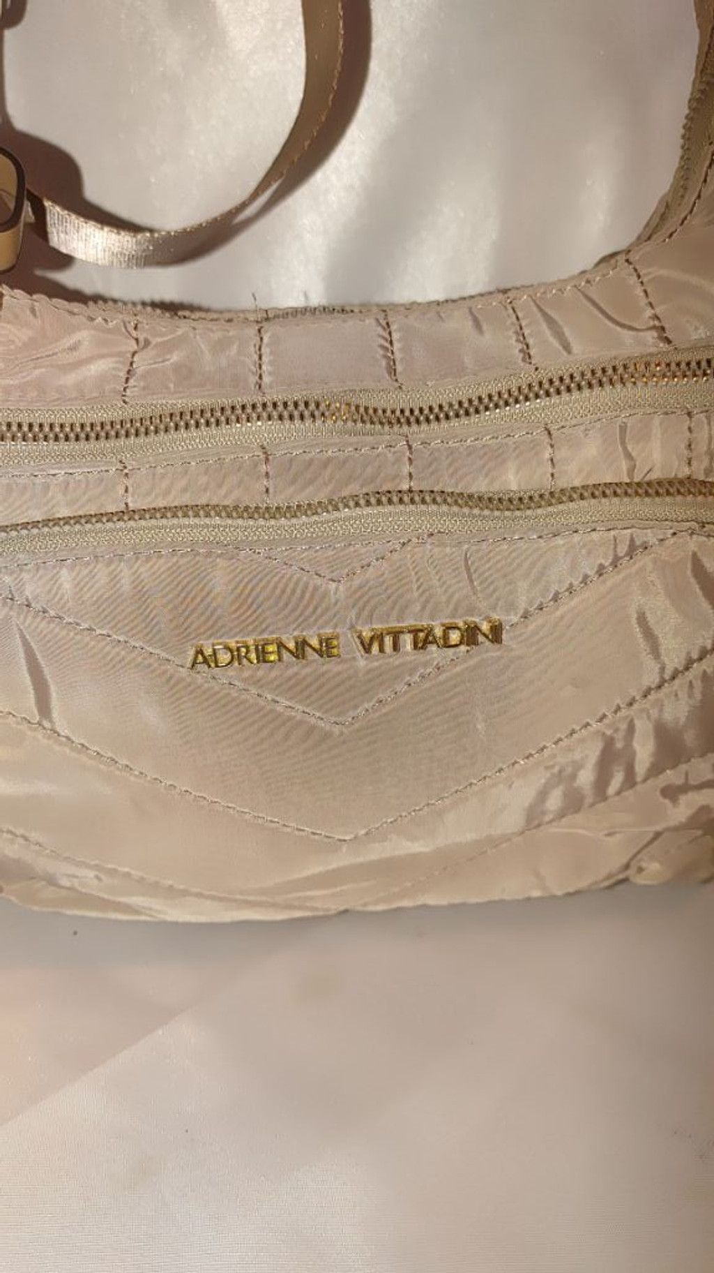 Adrianna Papell Adrienne Vittadini Quilted Nylon Crossbody Size ONE SIZE - 3 Thumbnail