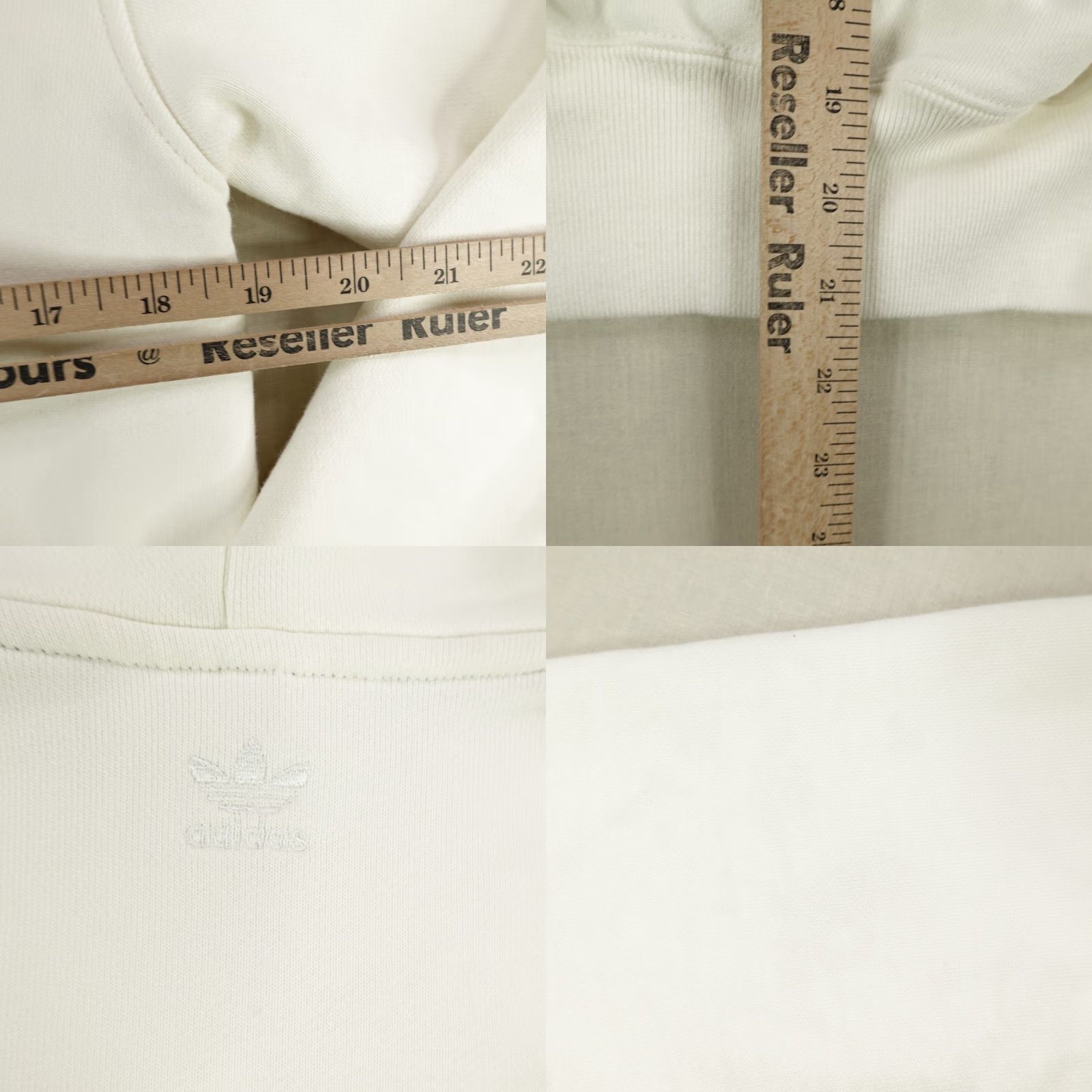 Adidas VINTAGE Adidas Hoodie Women XS White Human Race Pharrell Williams Pullover Activewear Sports Size XS / US 0-2 / IT 36-38 - 8 Thumbnail