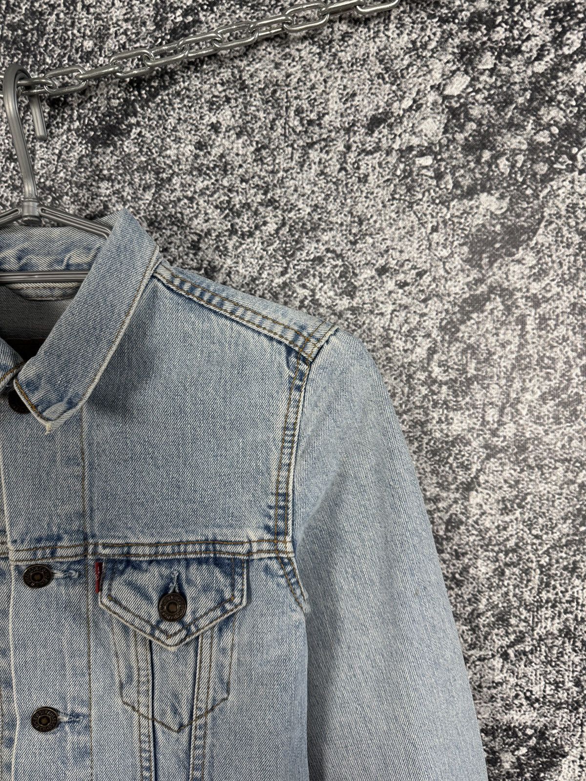 Levi's Vintage Levis Denim Jean Jacket For Girls 90s Retro Size XS Size XXS / US 00 / IT 34 - 2 Thumbnail