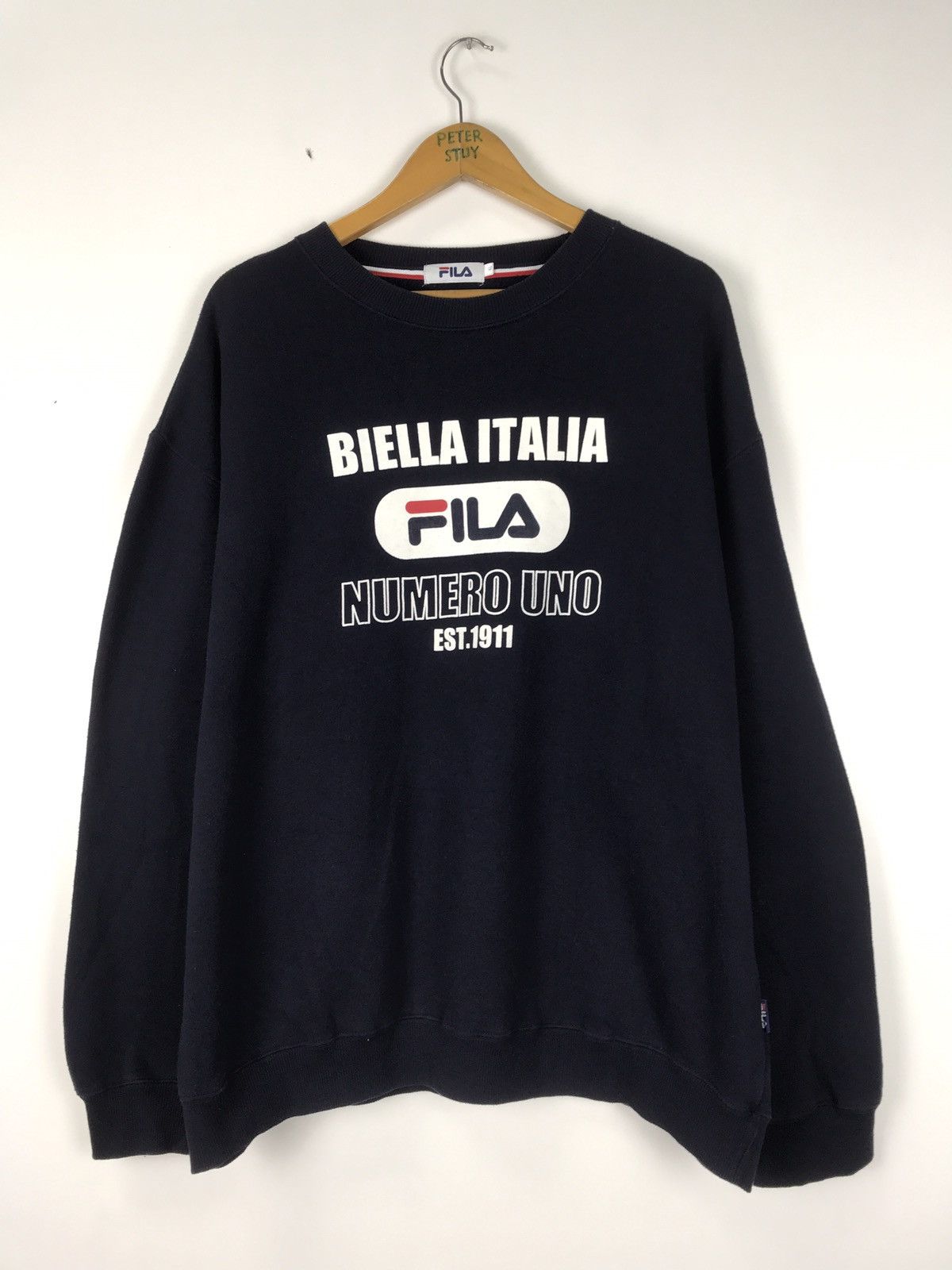 Fila Fila big logo over size sweatshirt Size US XXL / EU 58 / 5 - 1 Thumbnail