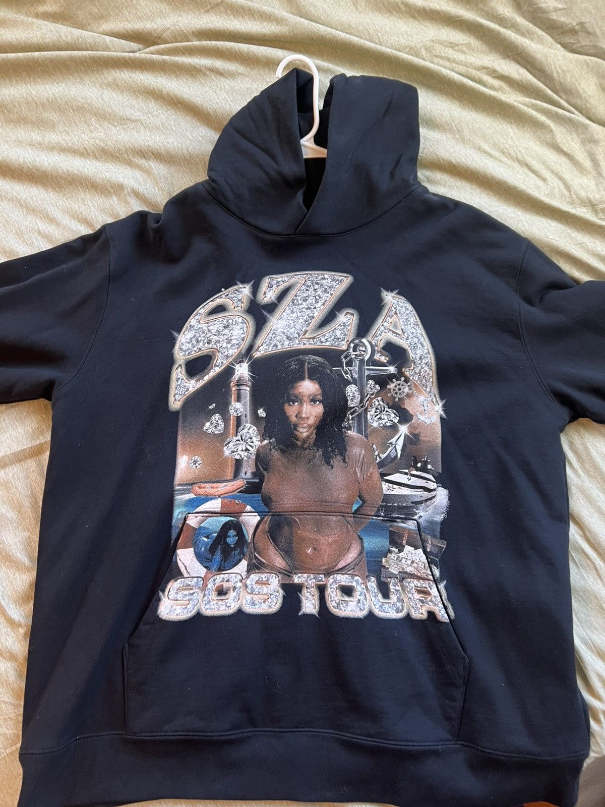 Band Tees SZA SOS tour Hoodie Size US XXL / EU 58 / 5 - 2 Thumbnail