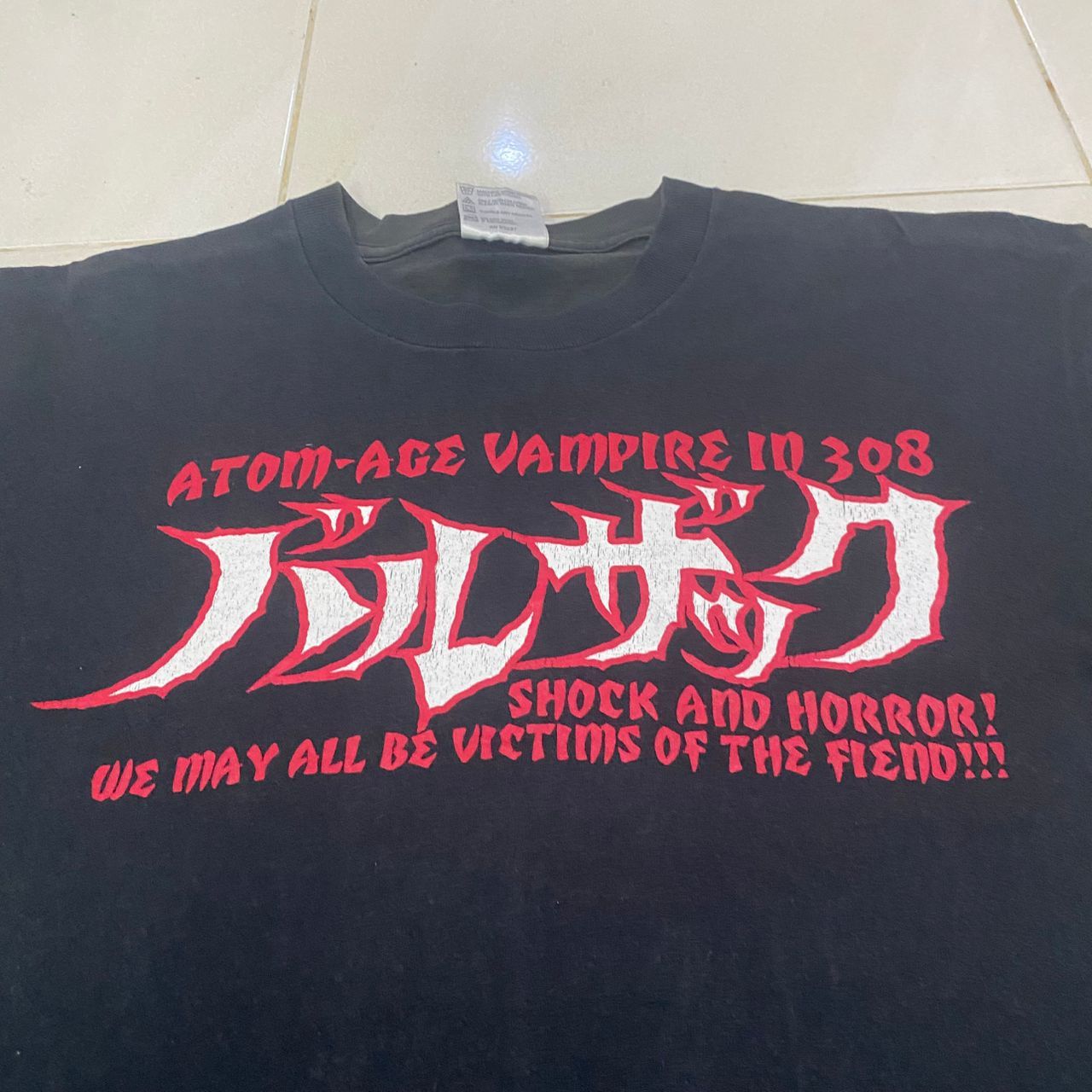 Vintage Vintage 90s Balzac Atom Age Vampires In 308 Band Punk Size US L / EU 52-54 / 3 - 3 Thumbnail