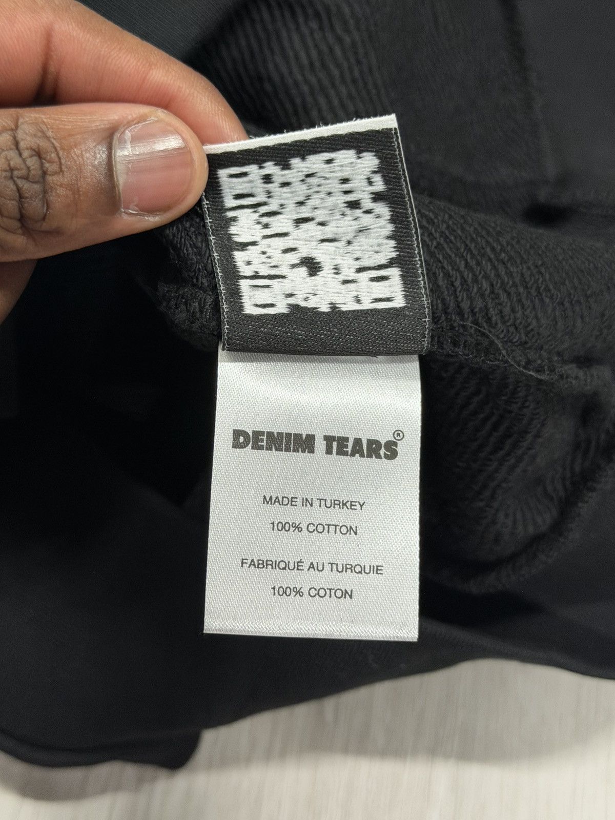 DENIM TEARS Denim Tears University Zip Hoodie Black/Red Size US XL / EU 56 / 4 - 7 Thumbnail