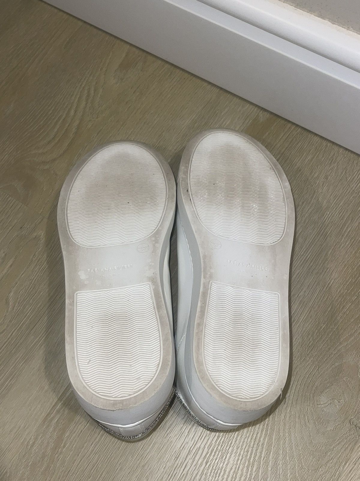 Fabiana Filippi Fabiana Filippi Round-Toe Lace-Up Sneakers. White Size US 9 / IT 39 - 6 Thumbnail