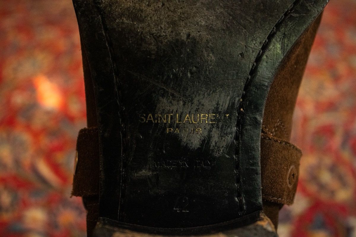 Hedi Slimane Saint laurent wyatt boots (dark brown) by hedi slimane - 42 Size US 9 / EU 42 - 4 Thumbnail