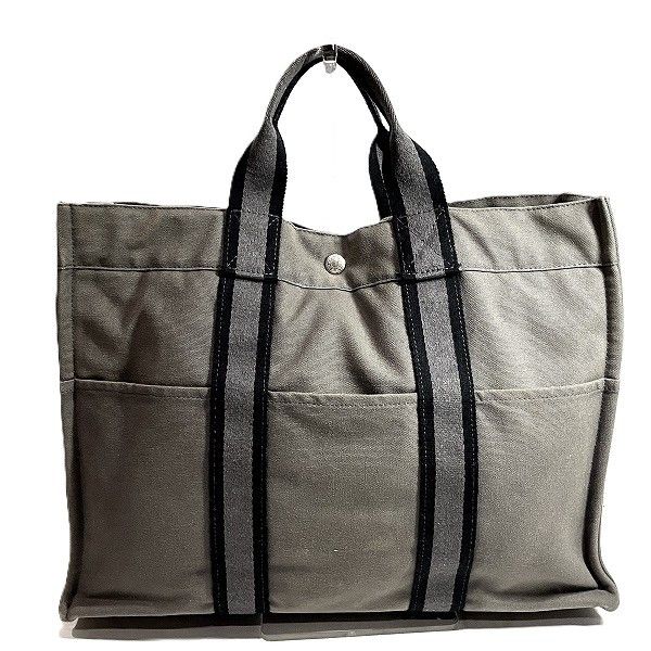 Hermes Hermes Hermes Fourre Tout MM Canvas Handbag Canvas Handbag Size ONE SIZE - 1 Thumbnail