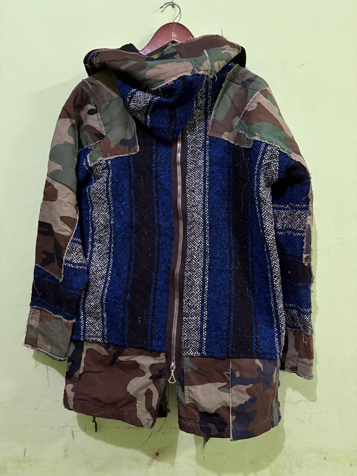 Vintage VTG 90's rebuild Military Cardigan jacket Design Boro Stlye Size US L / EU 52-54 / 3 - 7 Thumbnail