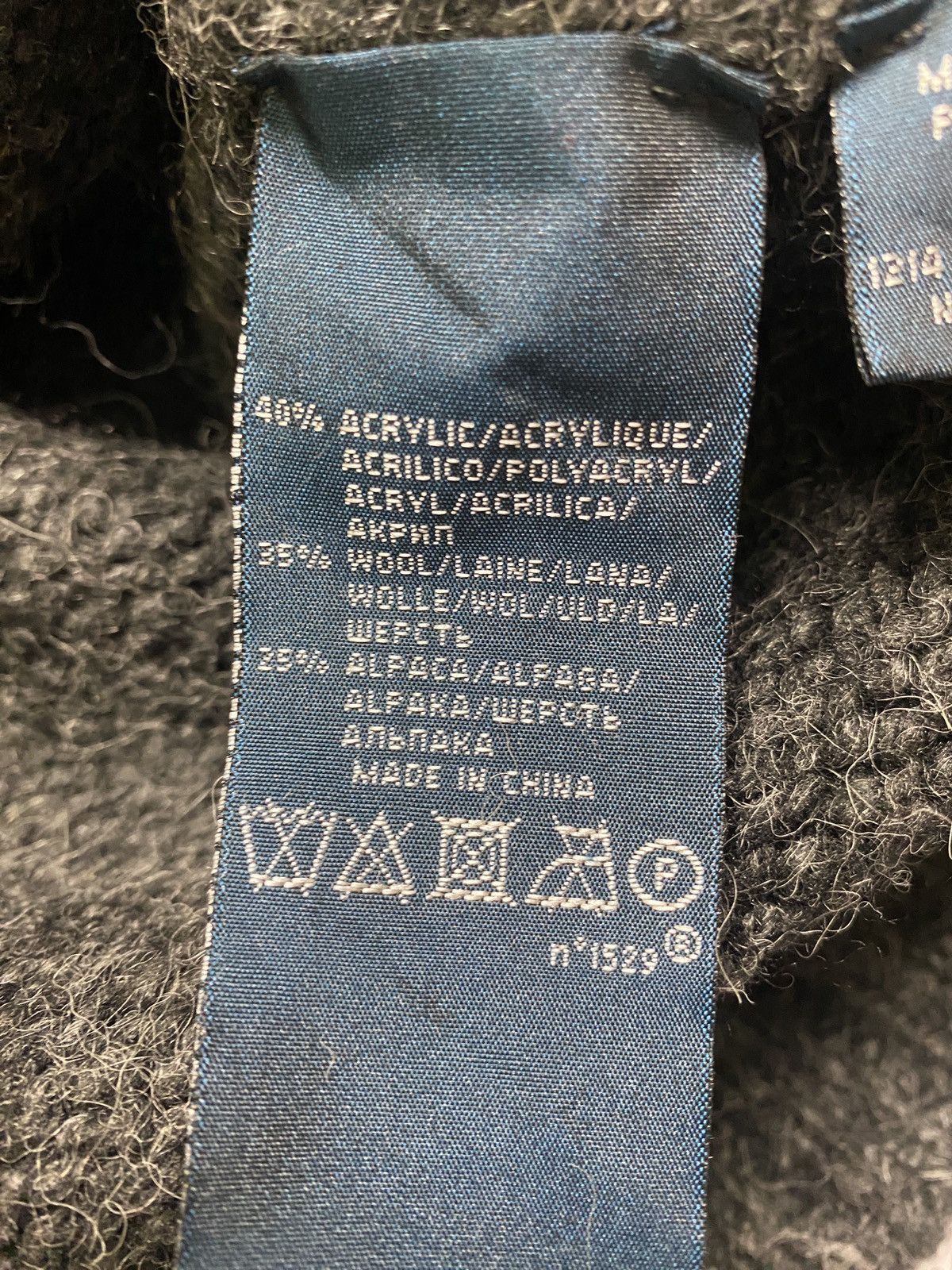 Ralph Lauren × Vintage Vintage Polo Ralph Lauren Wool Alpaca Knit Sweater Shawl Size US L / EU 52-54 / 3 - 10 Thumbnail