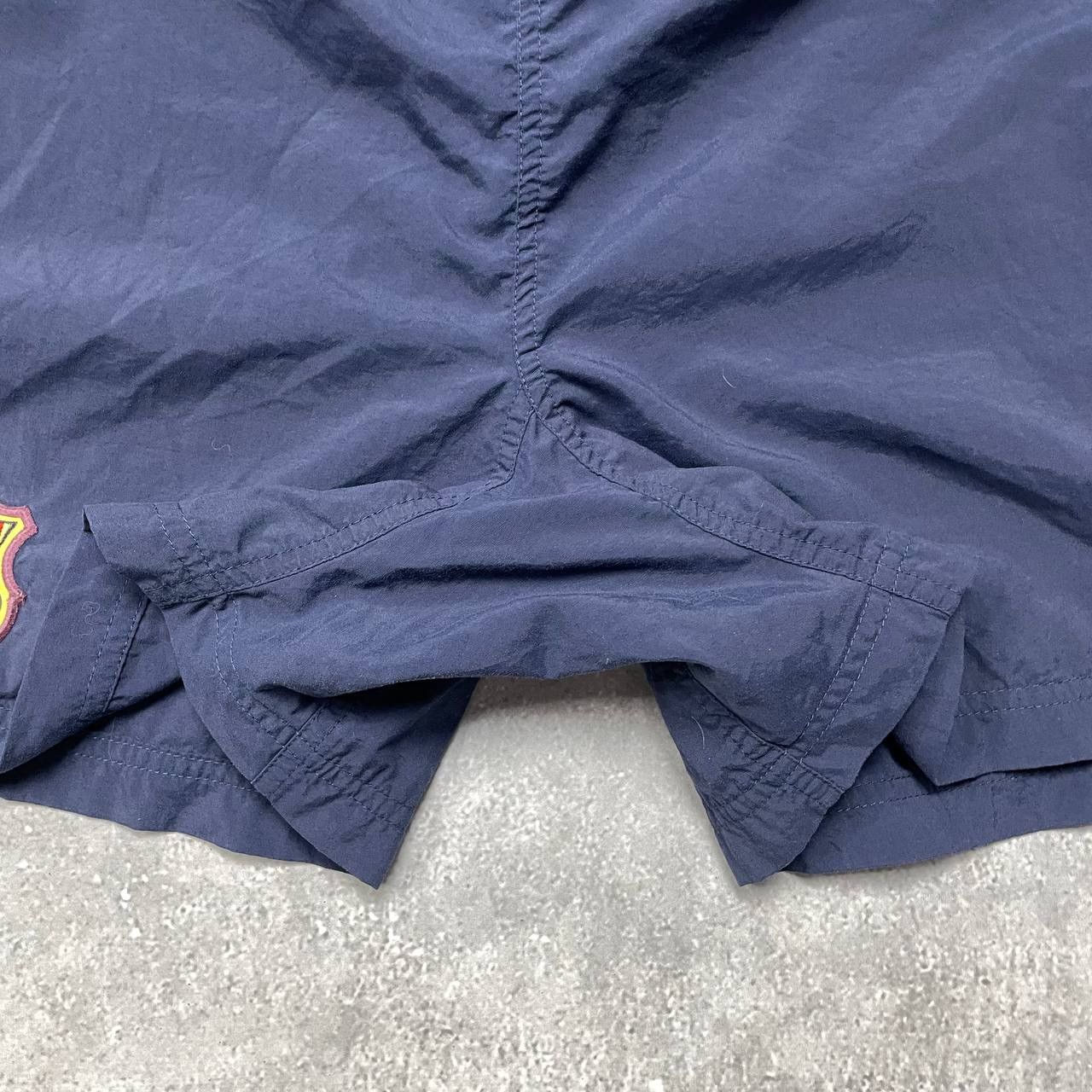 Nike × Vintage Vintage 90s Nike FC Barcelona Soccer Shorts Blue Size M Size US 30 / EU 46 - 7 Thumbnail