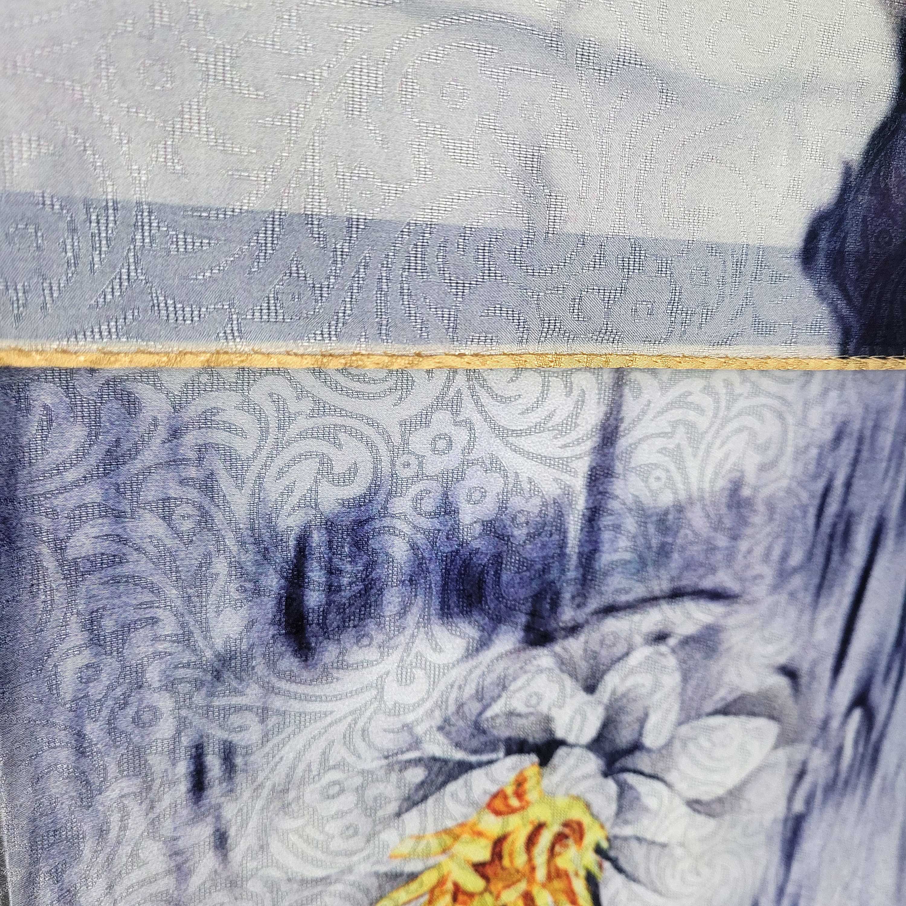 Other NWT Double Sided Silk Scarf 52"x52" Large Square Wrap 3237 Size ONE SIZE - 7 Thumbnail