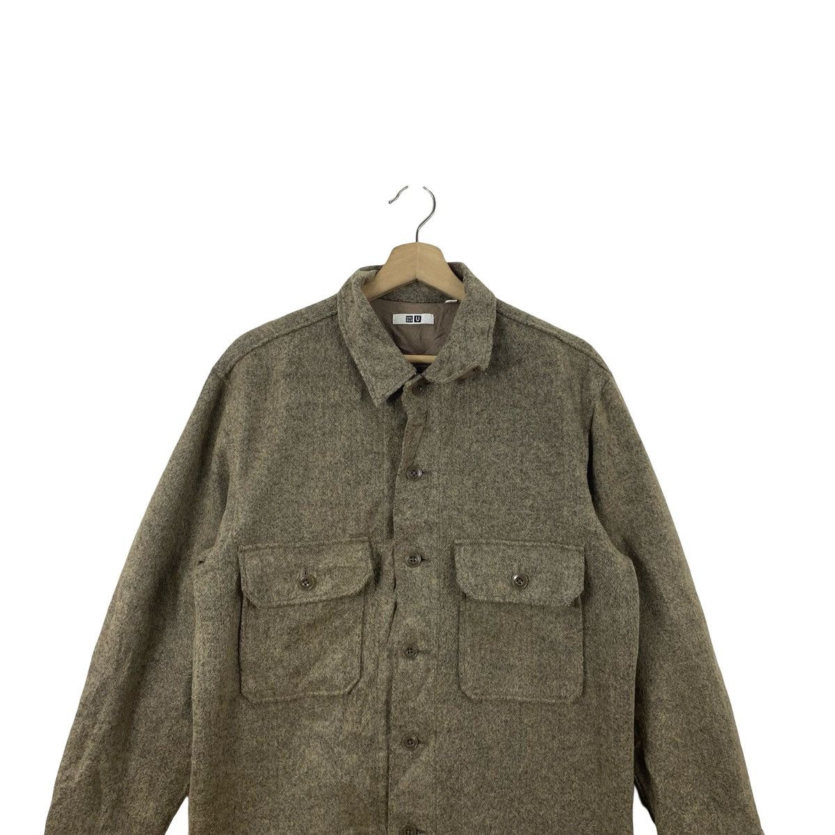 Uniqlo Vintage UNIQLO Overshirt Jacket Heavyweight Button Up Size US M / EU 48-50 / 2 - 2 Thumbnail