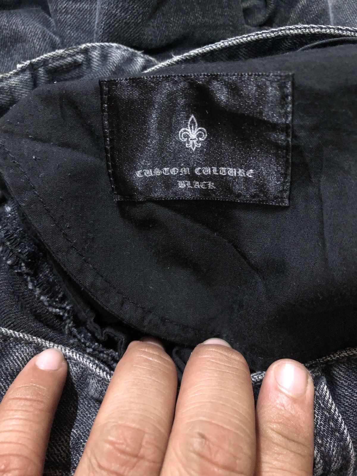If Six Was Nine × Japanese Brand × Le Grande Bleu (L.G.B.) Custom Culture Biker Punk Wrinkle Shrink Denim pants Size US 30 / EU 46 - 3 Thumbnail