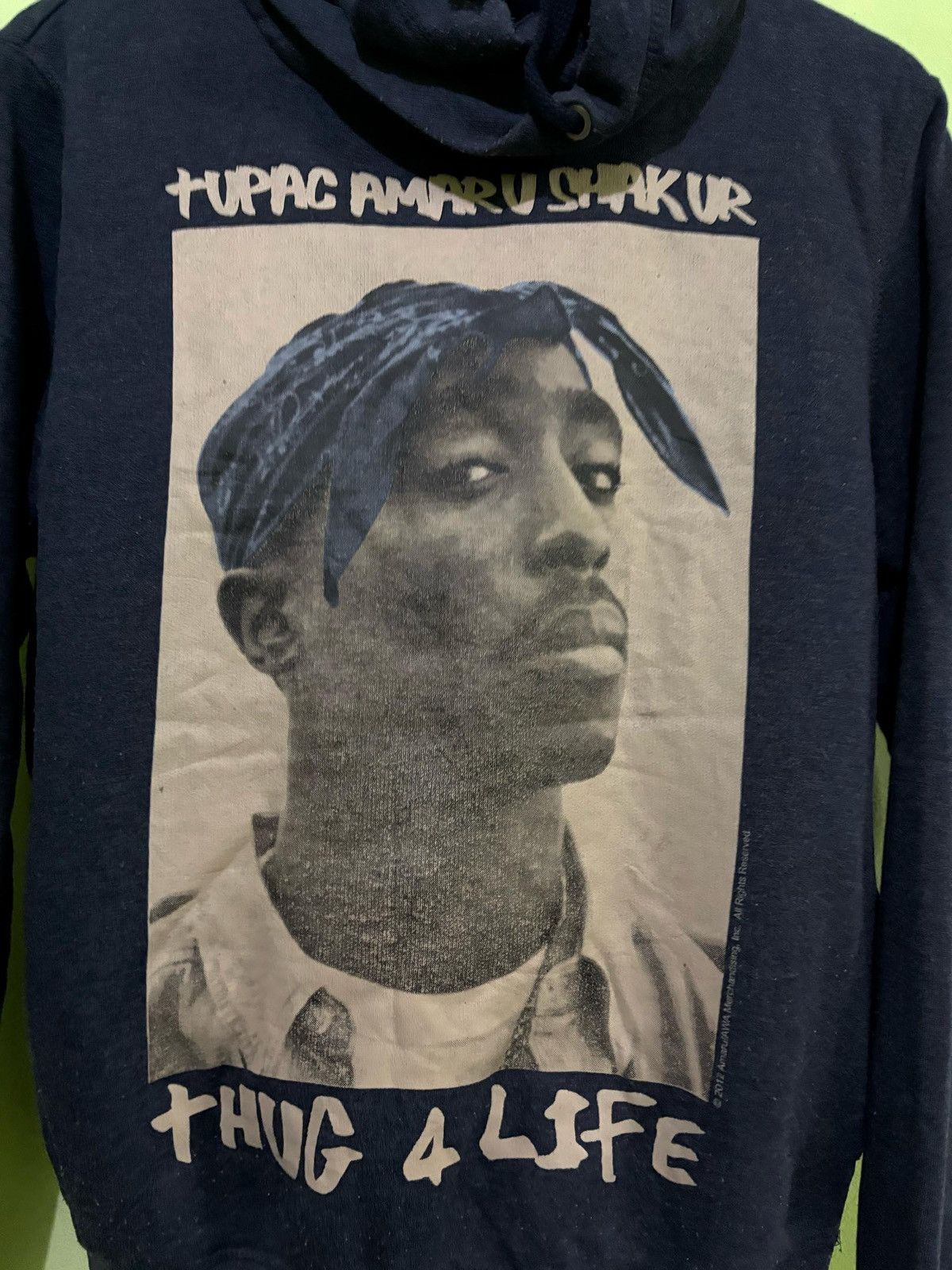 Band Tees Vintage Tupac Amaru Shakur Thug 4 Life Hoodies Design HipHop Size US S / EU 44-46 / 1 - 5 Thumbnail