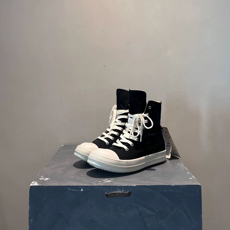 Rick Owens Rick Owens Secondary Line High Top Canvas Material Convers Size US 7 / IT 37 - 1 Thumbnail