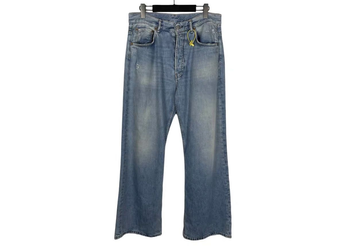 Acne Studios Acne Studios 2021M Wide-Leg Jeans J31 Size US 30 / EU 46 - 1 Thumbnail
