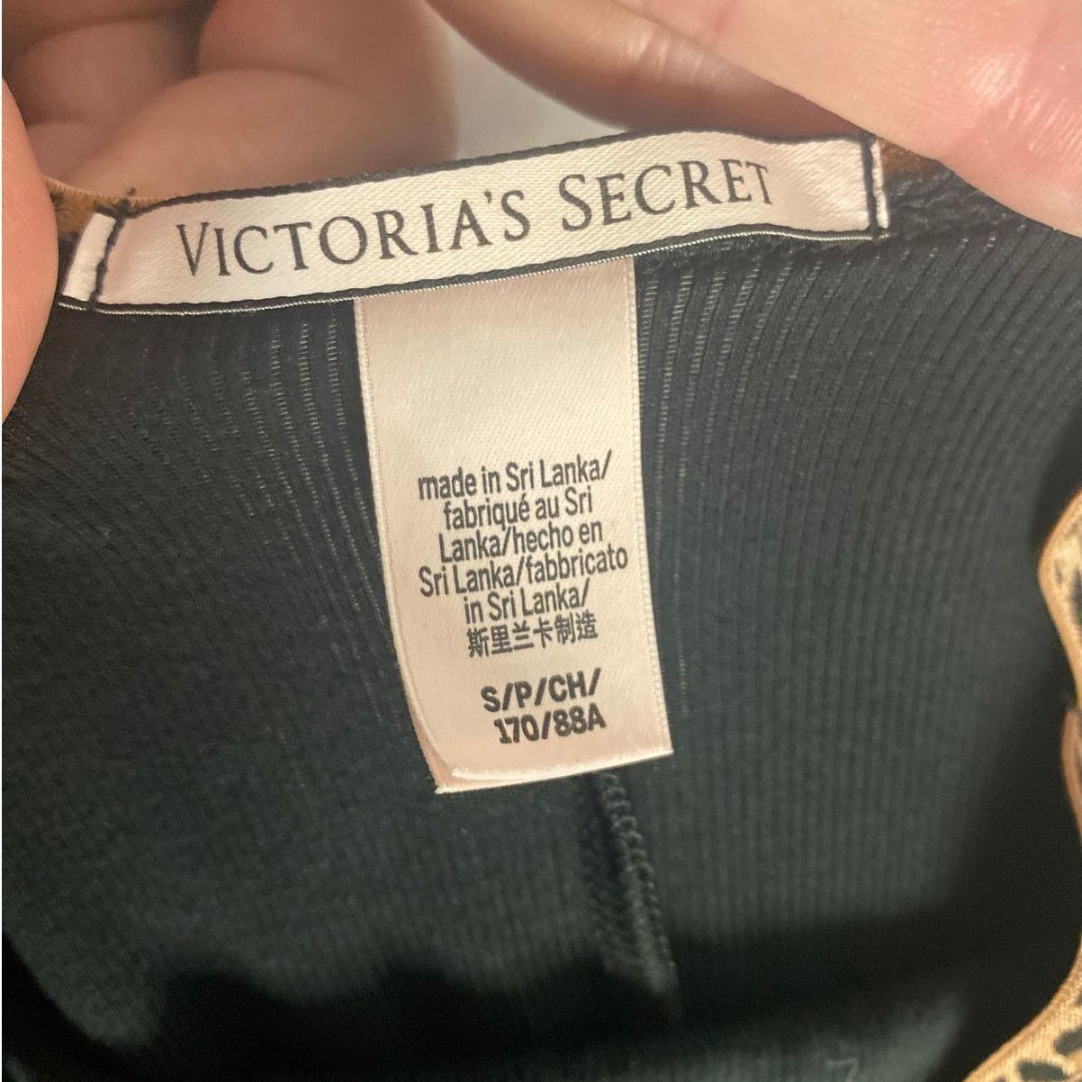 Victoria's Secret Victoria’s Secret Black Leopard Trim Slip Lingerie Dress S Size ONE SIZE - 3 Thumbnail