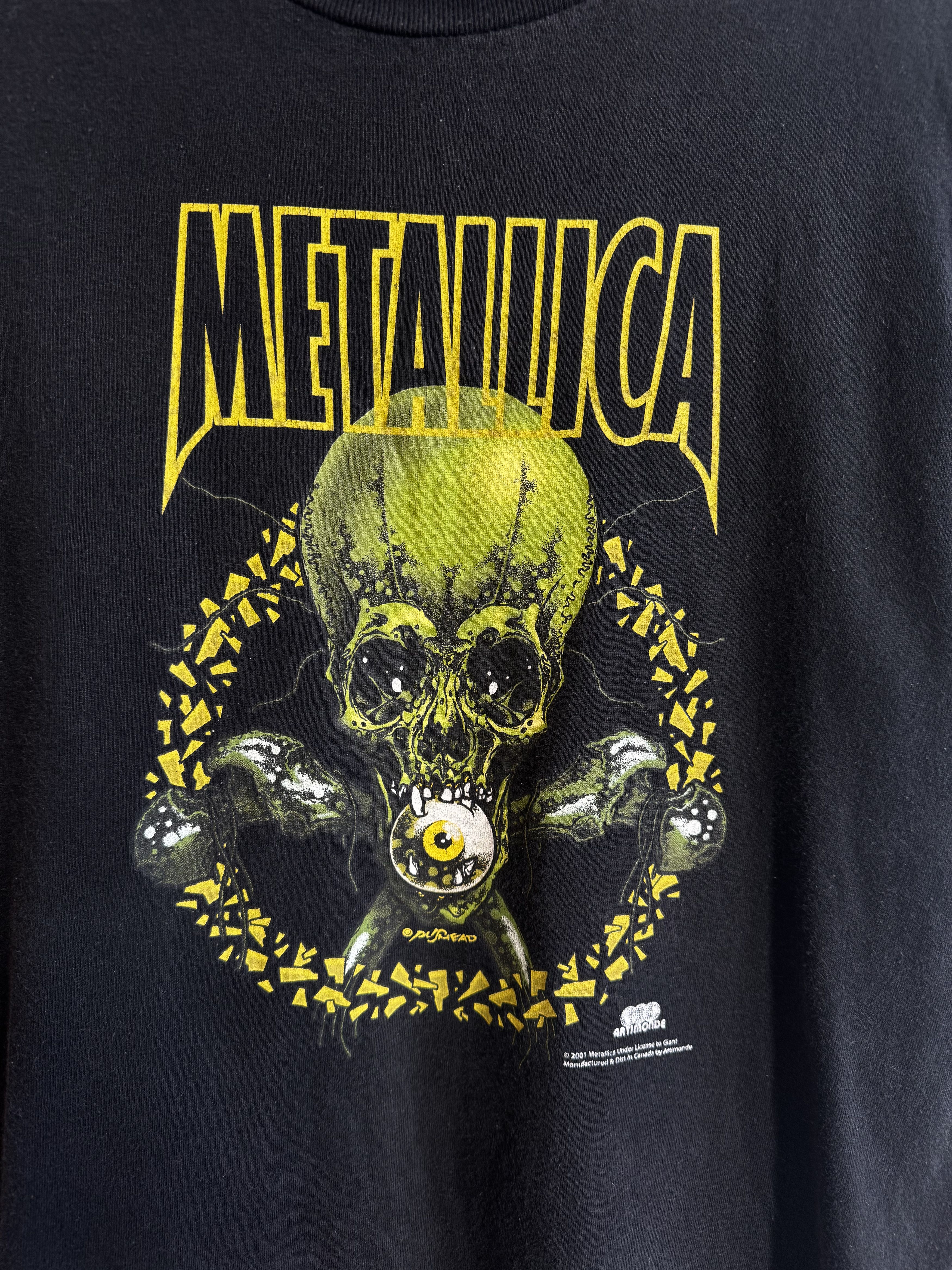 Metallica 2001 Metallica Band Tee Pushead Size M Size US M / EU 48-50 / 2 - 3 Thumbnail