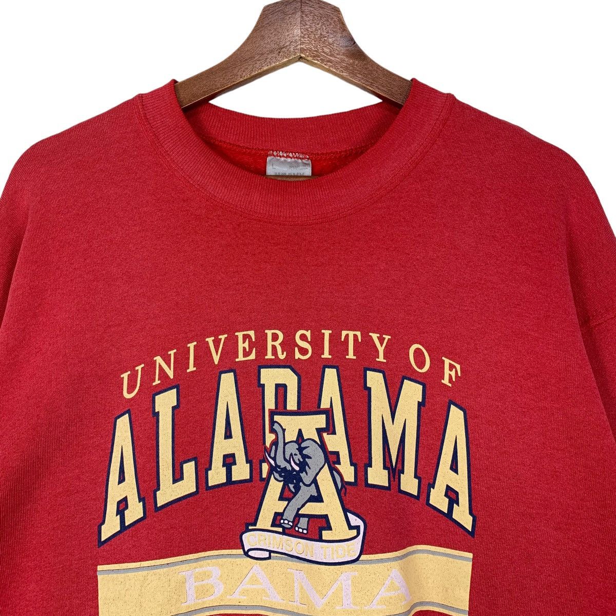 Fruit Of The Loom × Vintage Vintage University Of Alabama BAMA Sweatshirt Big Logo Size US L / EU 52-54 / 3 - 2 Thumbnail