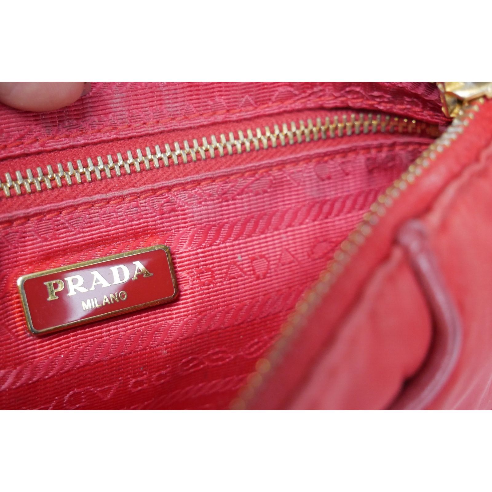 Prada Saffiano Nylon Chain Crossbody Bag Size ONE SIZE - 14 Thumbnail