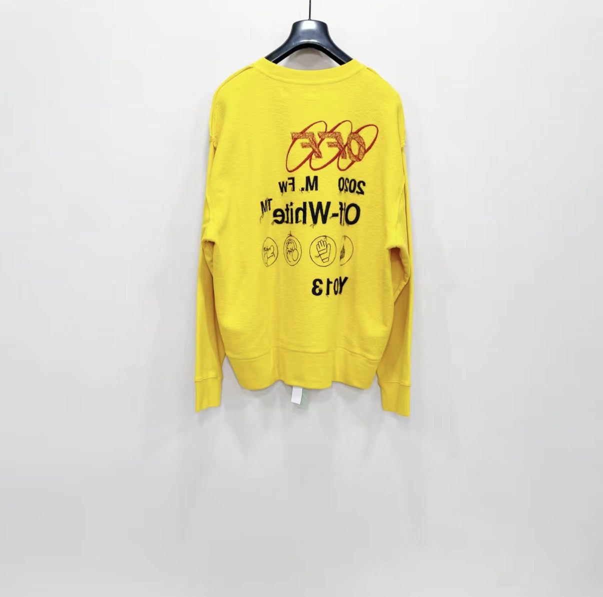 Off-White OFF-WHITE Loose Fit Stretch Sweatshirt Size US M / EU 48-50 / 2 - 1 Thumbnail