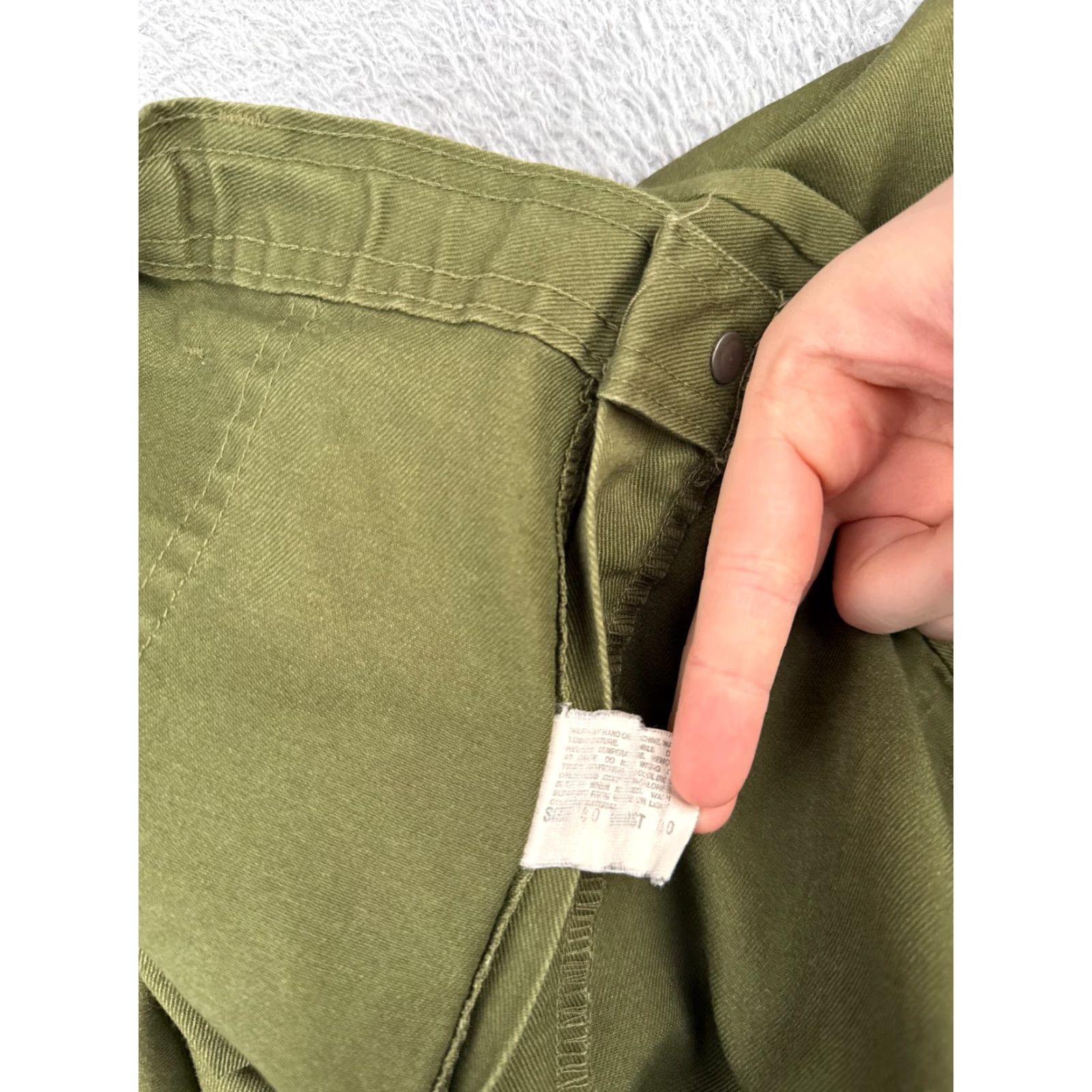 Vintage VINTAGE Boy Scouts Pants Men 40 Green Cargo Official Uniform Twill Cotton 40x29 Mens Cargo Twill Green 40x29 Pants Scouting Size US 40 / EU 56 - 6 Thumbnail
