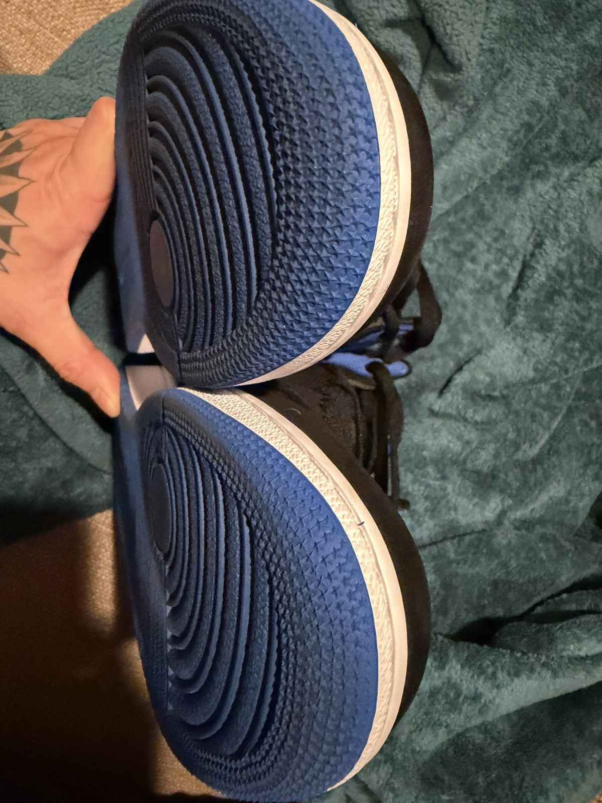 Nike Jordan 1 Retro High OG Royal Reimagined Size US 8.5 / EU 41-42 - 9 Thumbnail