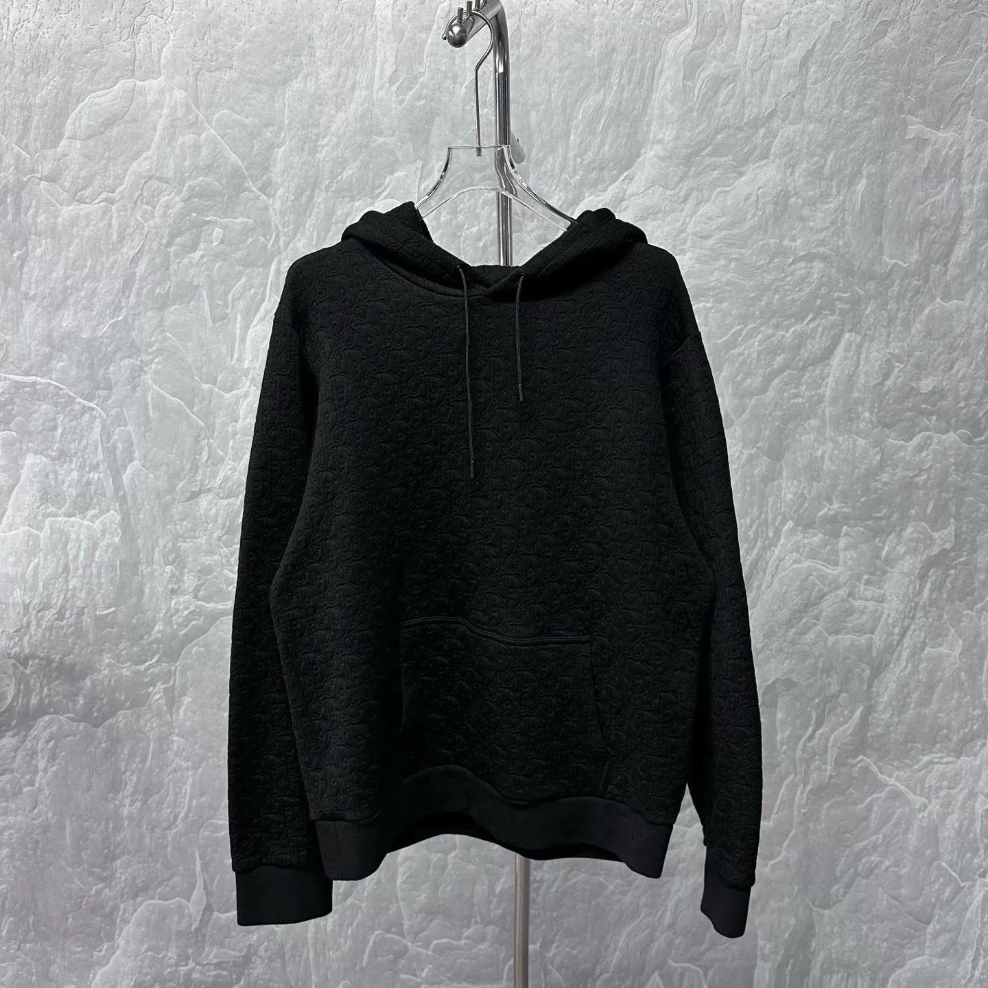 Dior dior ss25 oblique hooded sweatshirt in black Size US XXL / EU 58 / 5 - 1 Thumbnail