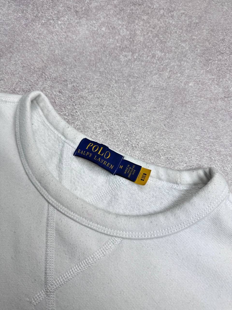 Polo Ralph Lauren Vintage Polo Ralph Lauren Pony White Boxy Sweatshirt Y2K M Size US M / EU 48-50 / 2 - 3 Thumbnail