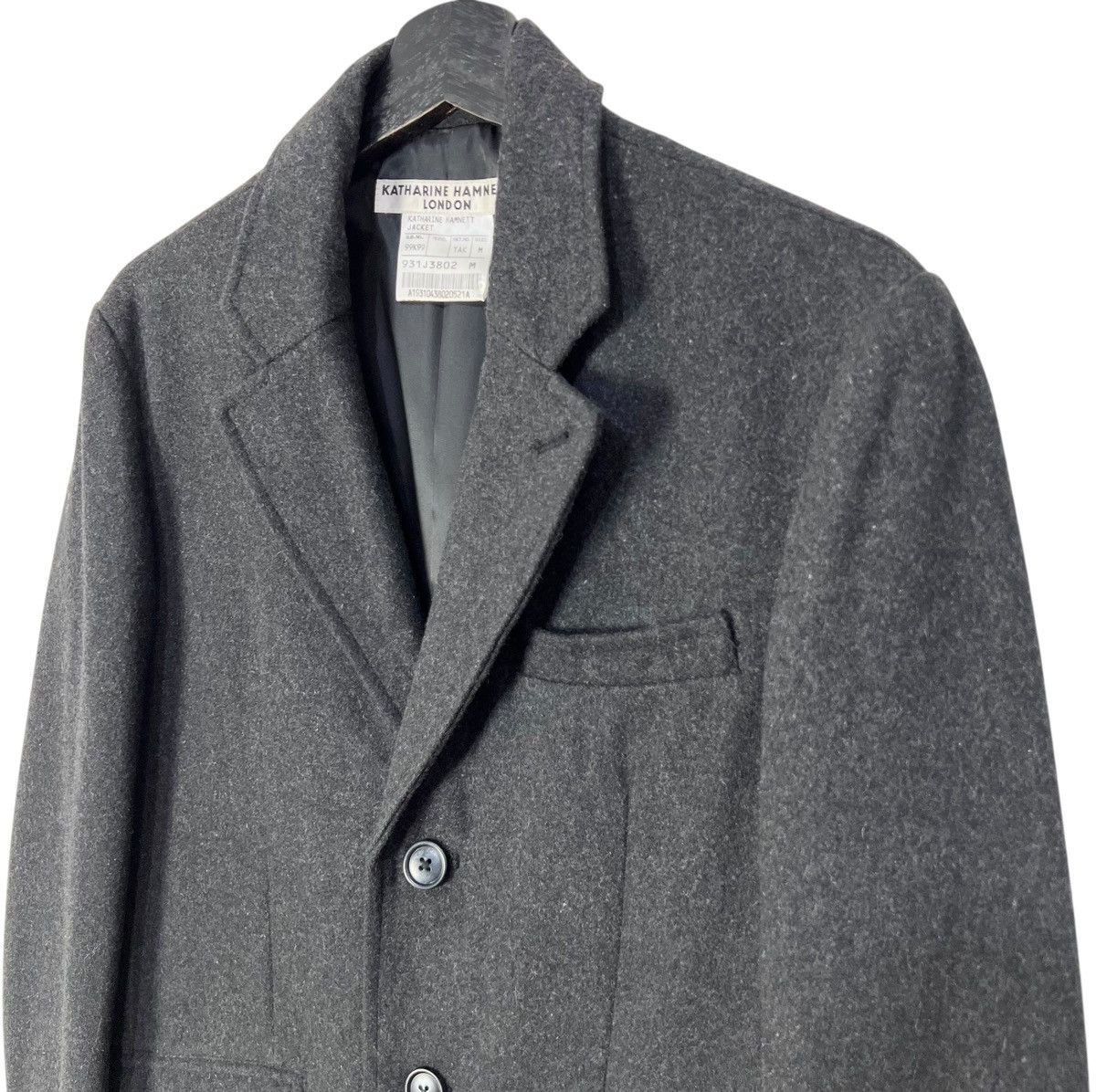 Katharine Hamnett London Katherine Hamnett Wool Over Coat Size M / US 6-8 / IT 42-44 - 4 Thumbnail