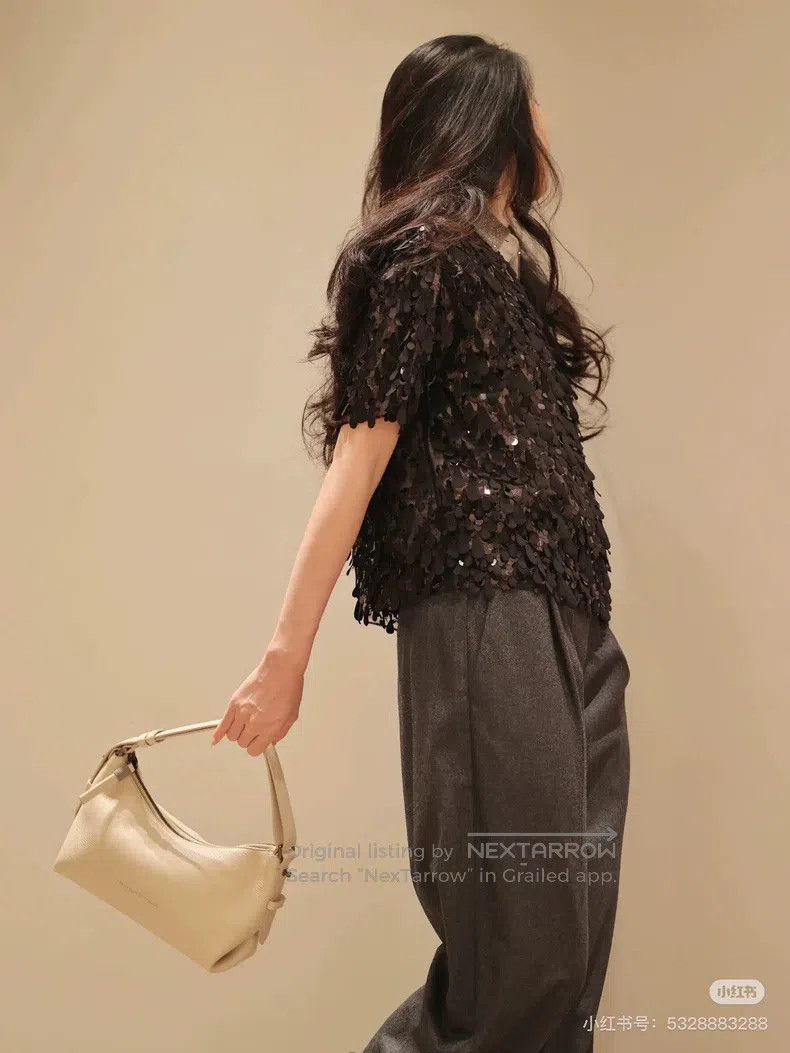 Brunello Cucinelli Brunello Cucinelli Special Offer Sequin Short Sleeve Size M / US 6-8 / IT 42-44 - 7 Thumbnail