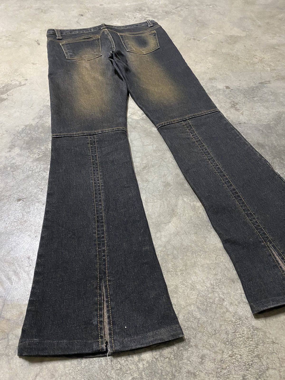 Hysteric Glamour × If Six Was Nine × Japanese Brand Flare Jeans Projoy Mud Rusty Stretch Denim Jeans p82 Size US 29 - 8 Thumbnail