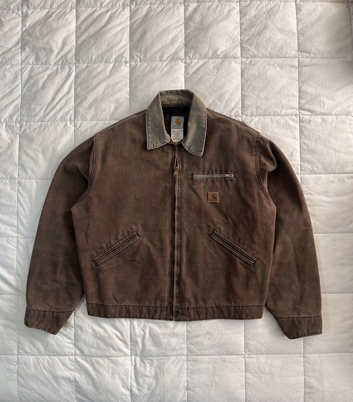 Carhartt SOLD Detroit Jacket Carhartt J97 CHT Size US L / EU 52-54 / 3 - 1 Thumbnail