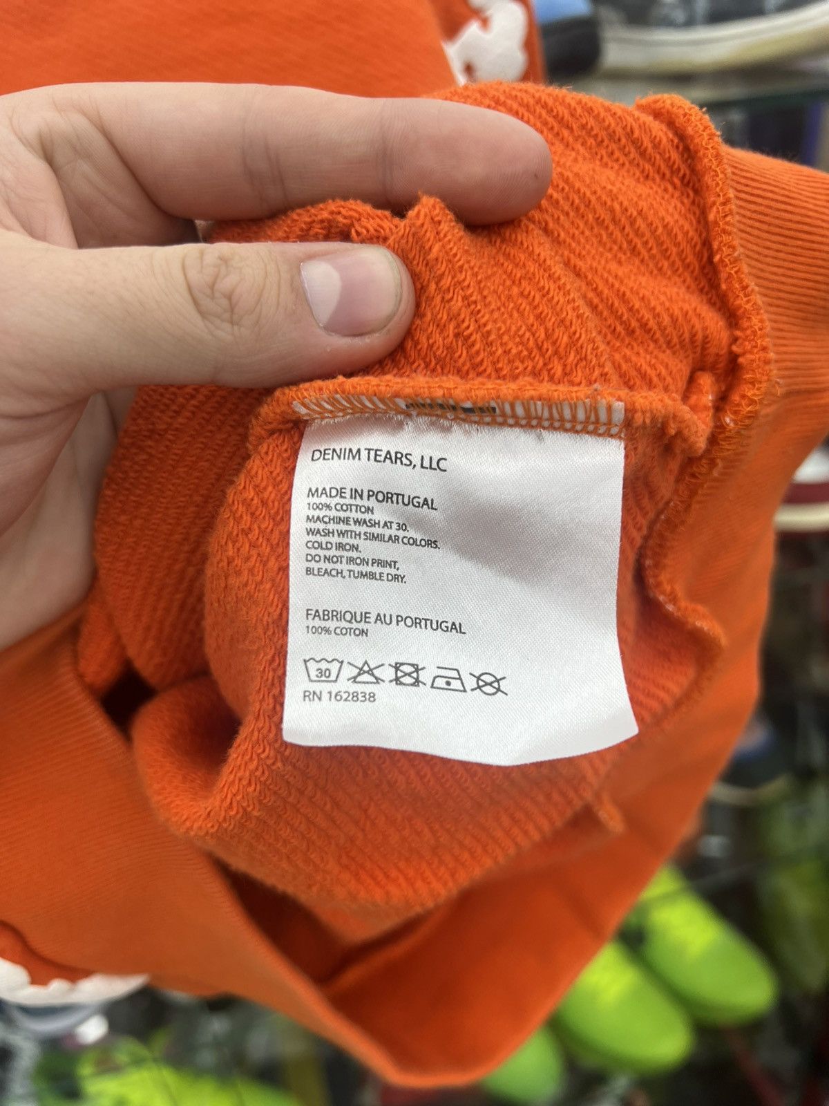 DENIM TEARS Denim tears orange hoodie - size large Size US L / EU 52-54 / 3 - 4 Thumbnail