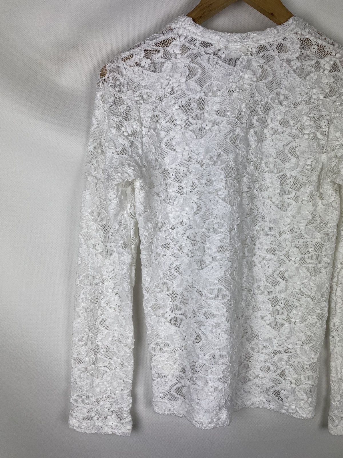 Comme des Garcons BNWT! Junya Watanabe Comme Des Garçons lace tunic blouse Size S / US 4 / IT 40 - 18 Thumbnail
