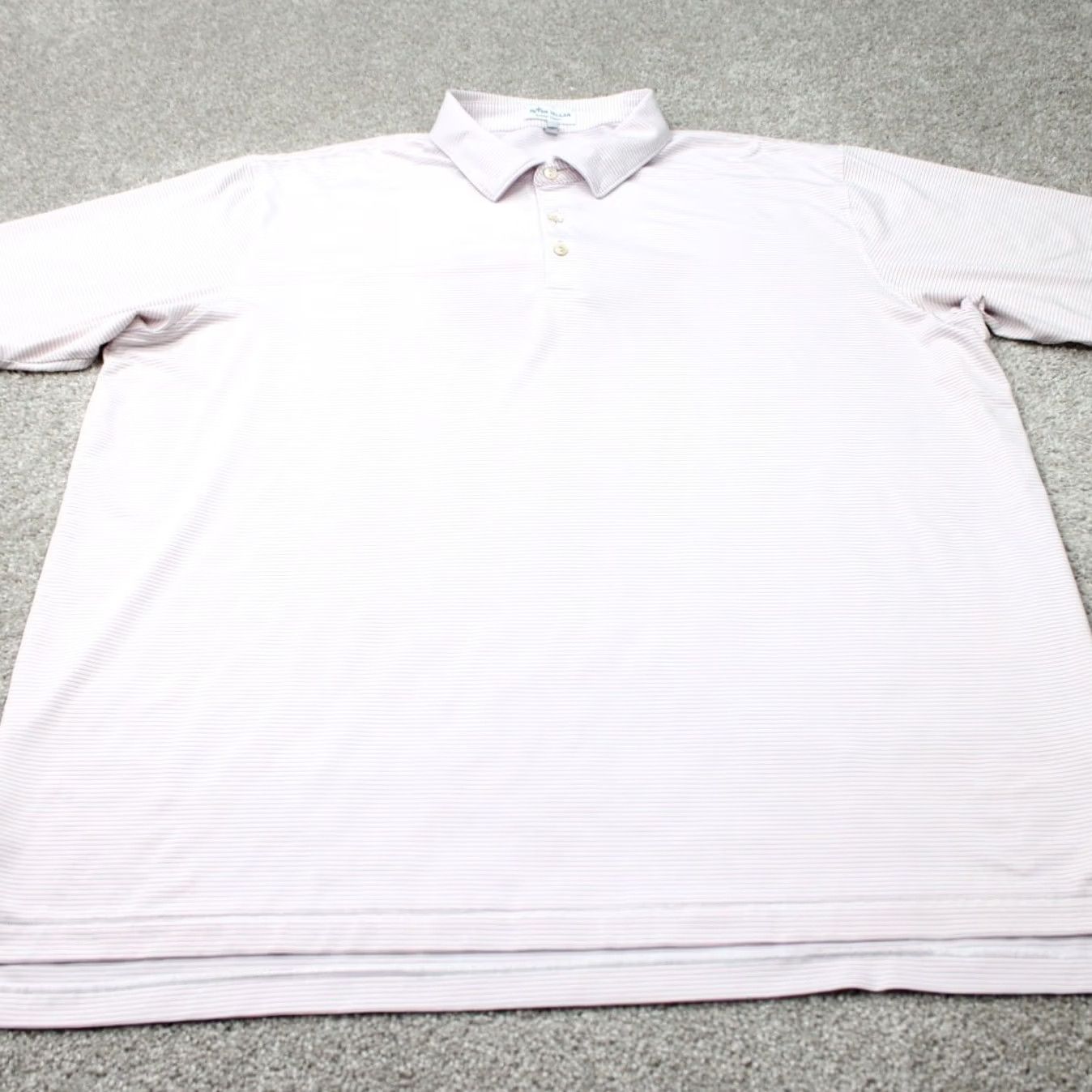 Peter Millar Peter Millar Polo Shirt Mens 2XL Pink/White Summer Comfort Halford Performance Shirt Polo Shirt Men 2XL Pink White Summer Comfort Mens Size US XXL / EU 58 / 5 - 2 Thumbnail