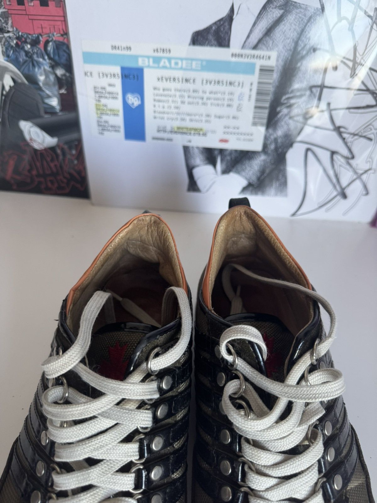 Dsquared2 Dsquared2 low top Sneakers 00s Archive Maple Leaf Size US 8 / EU 41 - 10 Thumbnail