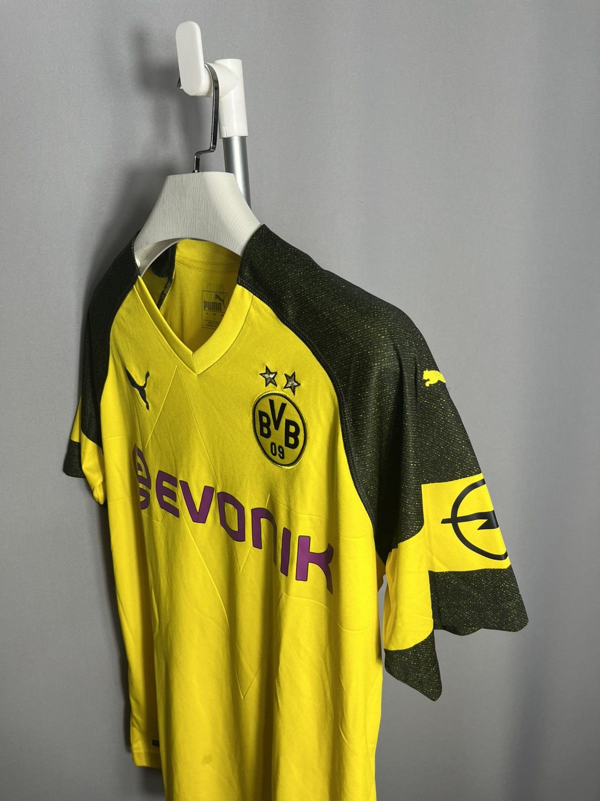Puma BORUSSIA DORTMUND 2018 2019 HOME SHIRT SOCCER JERSEY PUMA Size US L / EU 52-54 / 3 - 6 Thumbnail