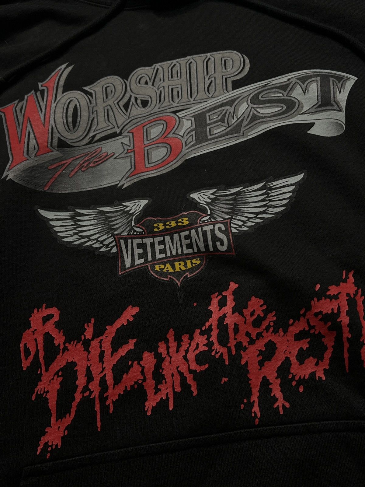 Vetements AW21 - Worship The Best Hoodie Size US S / EU 44-46 / 1 - 3 Thumbnail
