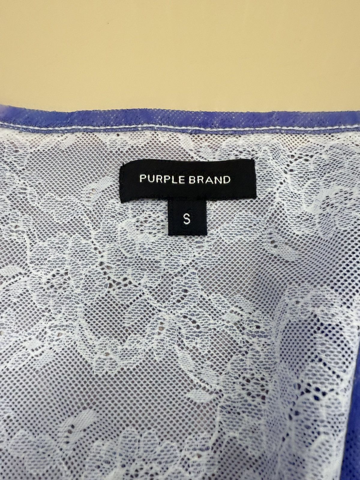 Other Purple Brand Blue Lace Bodysuit Size S / US 4 / IT 40 - 2 Thumbnail