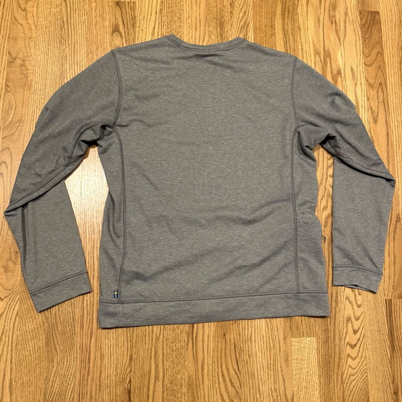 Vintage Fjallraven High Coast Lite Sweater Mens Med Grey Long Sleeve Outdoor Zip Pocket Size US M / EU 48-50 / 2 - 2 Thumbnail