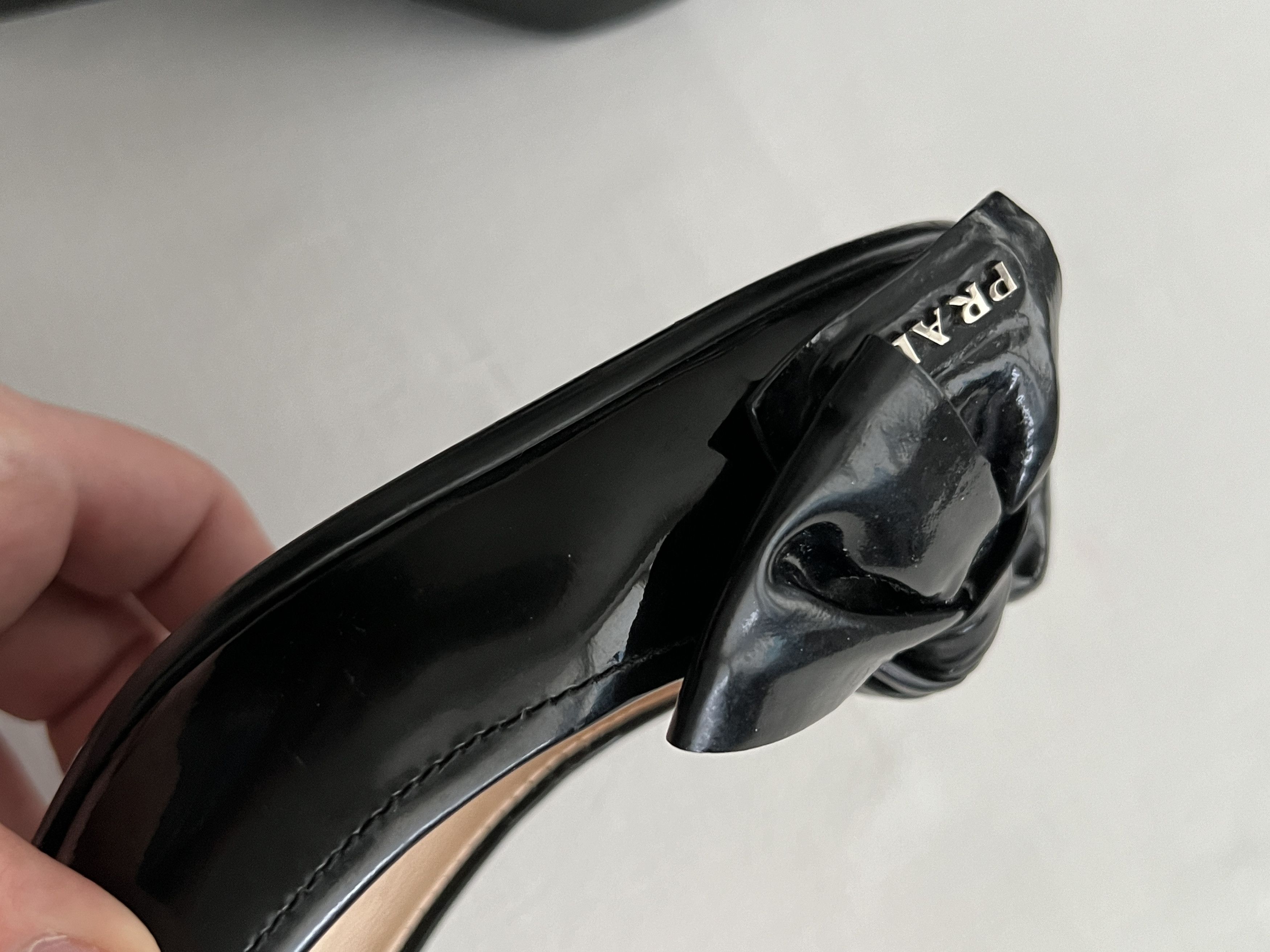 Prada × Vintage Vintage Prada Black Heels Size US 7 / IT 37 - 17 Thumbnail