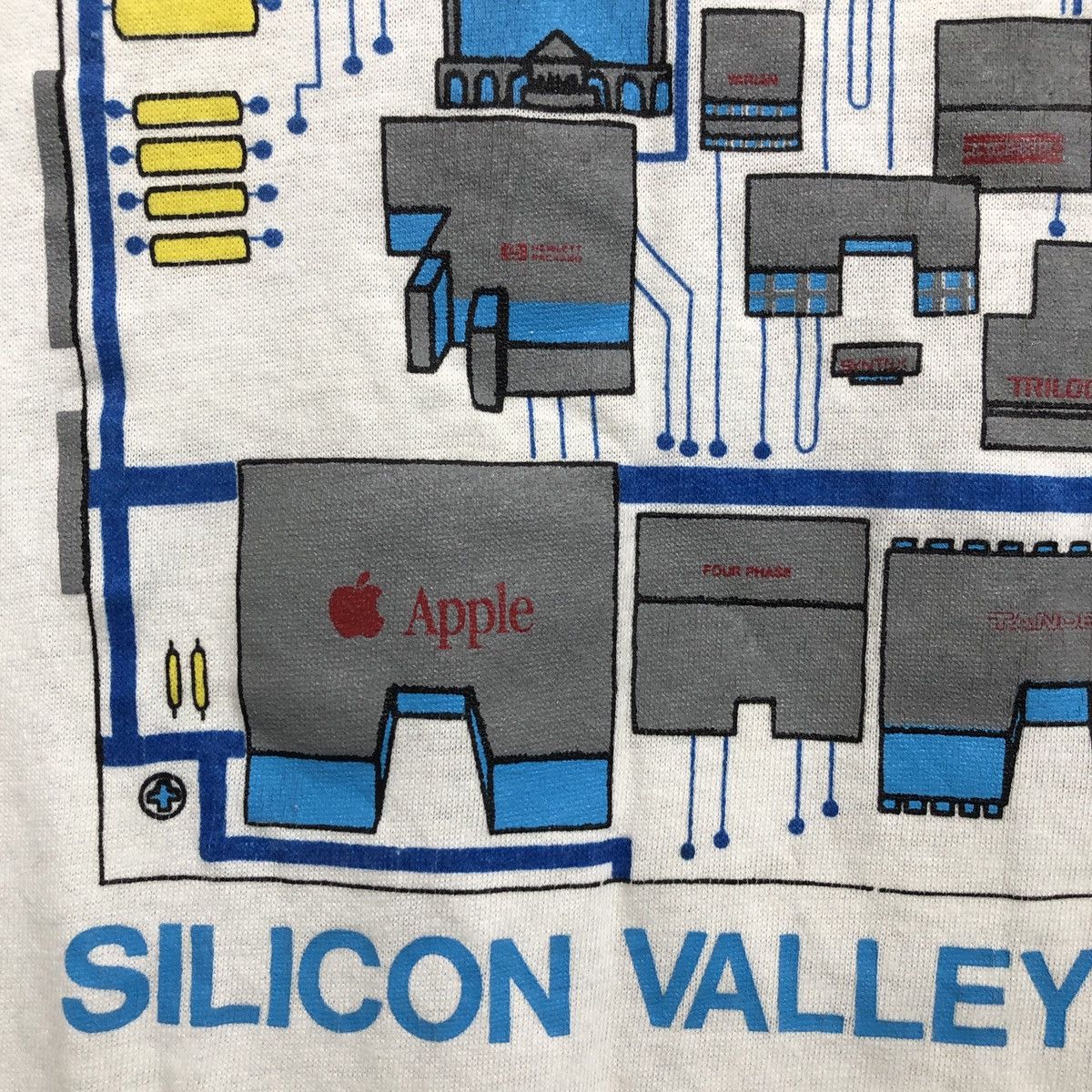 Vintage Vintage Silicon Valley California T-Shirt Size US M / EU 48-50 / 2 - 3 Thumbnail