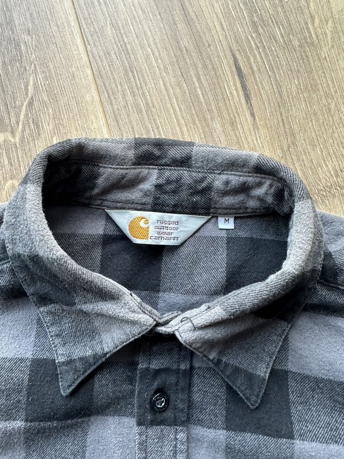 Carhartt × Vintage Vintage Carhartt L/S Jack Flannel Plaid Shirt Size US M / EU 48-50 / 2 - 6 Thumbnail