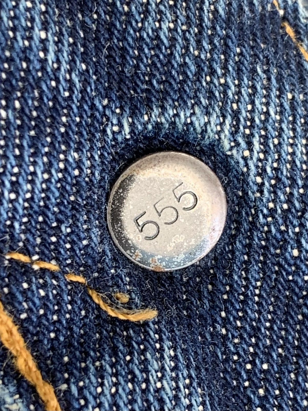 Levi's Vintage 90’s Levis 501XX Big E Thrashed Blue Denim Size US 30 / EU 46 - 4 Thumbnail