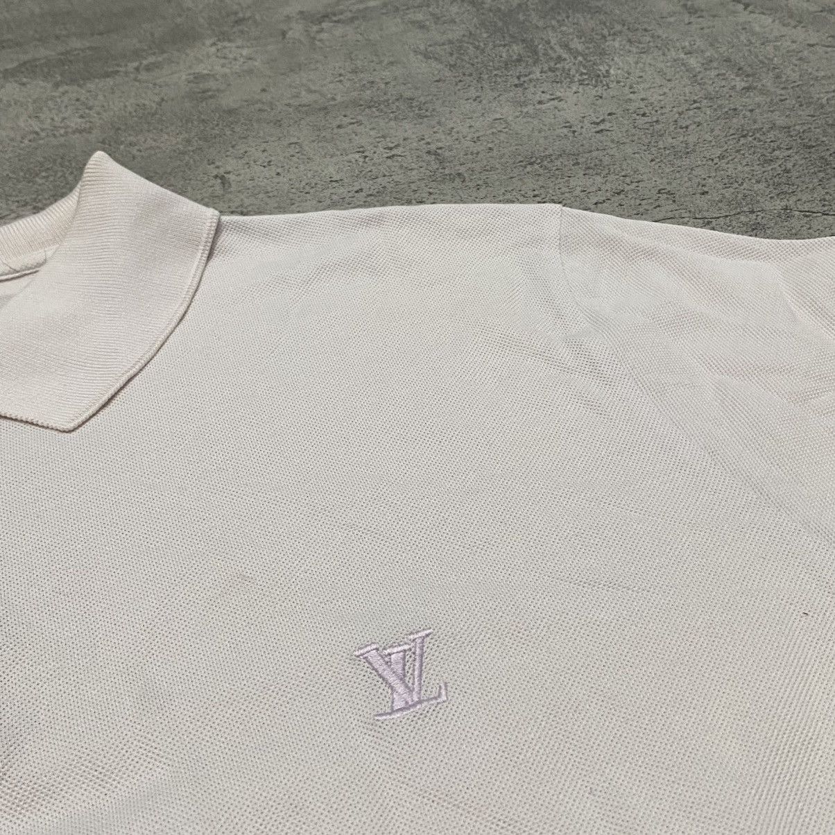 Louis Vuitton Louis Vuitton Light Pink Polo Shirt Size US XL / EU 56 / 4 - 4 Thumbnail