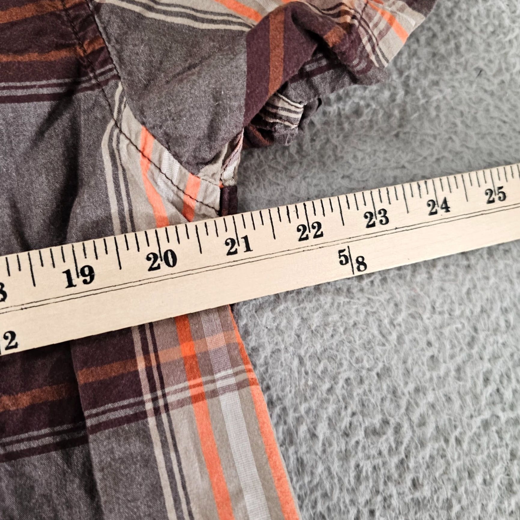 Prana prAna Shirt Mens Size Large Brown Check Outdoors Short Sleeve Button Up Casual Size US L / EU 52-54 / 3 - 5 Thumbnail