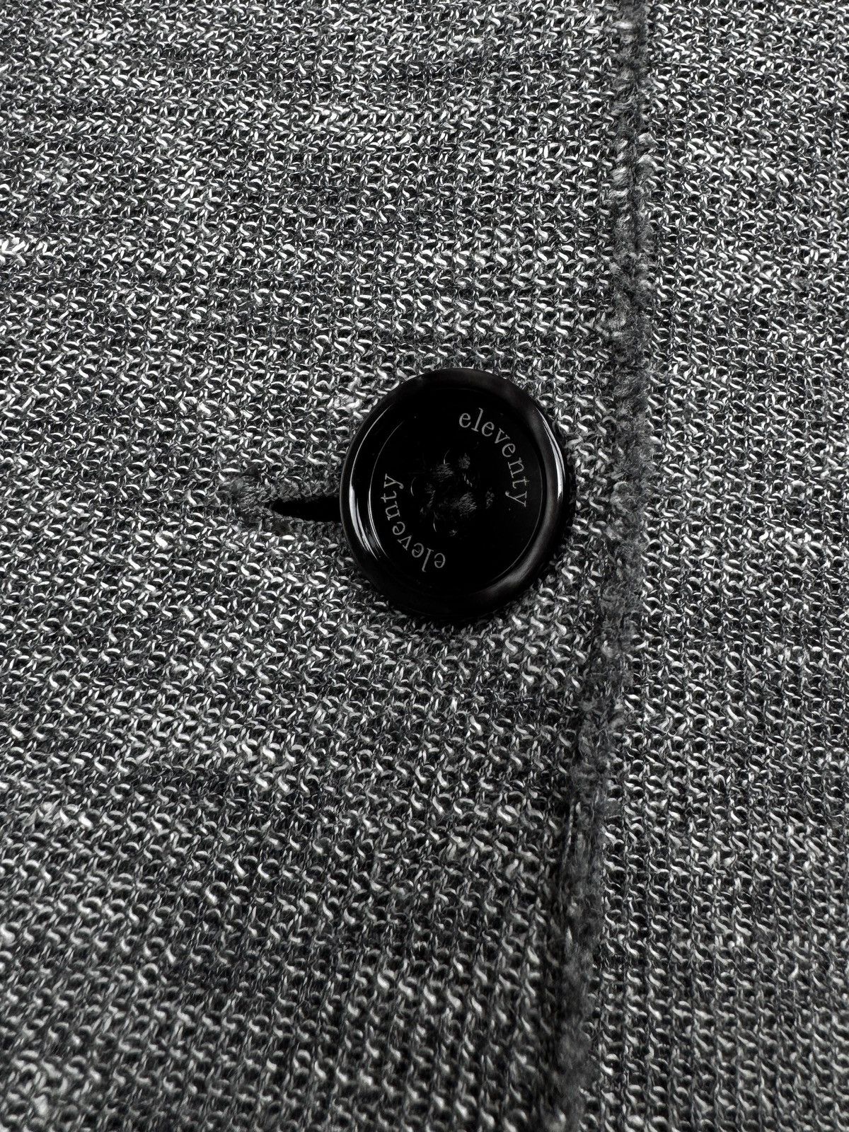 Eleventy Eleventy grey linen blend made in italy blazer coat Size L / US 10 / IT 46 - 7 Thumbnail