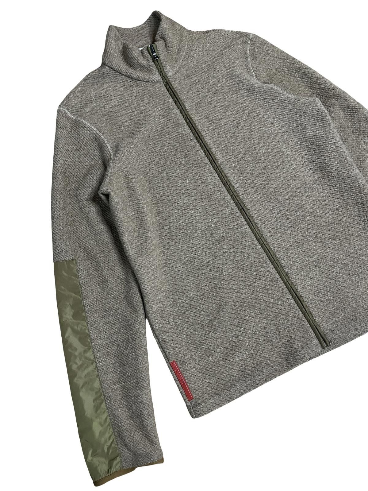 Prada Prada Sport Linea Rossa 2010 Technical Knit Zip Jacket M Size US M / EU 48-50 / 2 - 3 Thumbnail